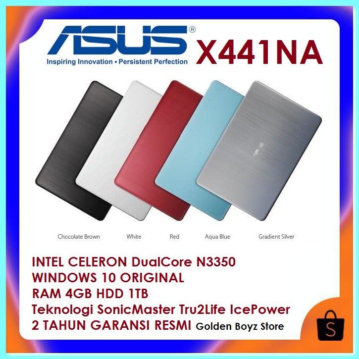 Laptop ASUS X441 /  ASUS X441MA /  N4000 4GB 1TB 14"  Bonus WIN 10 ORIGINAL