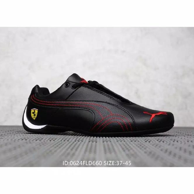 Sepatu Puma Ferrari Future Cat Sf Original Sepatu Puma Black Red White