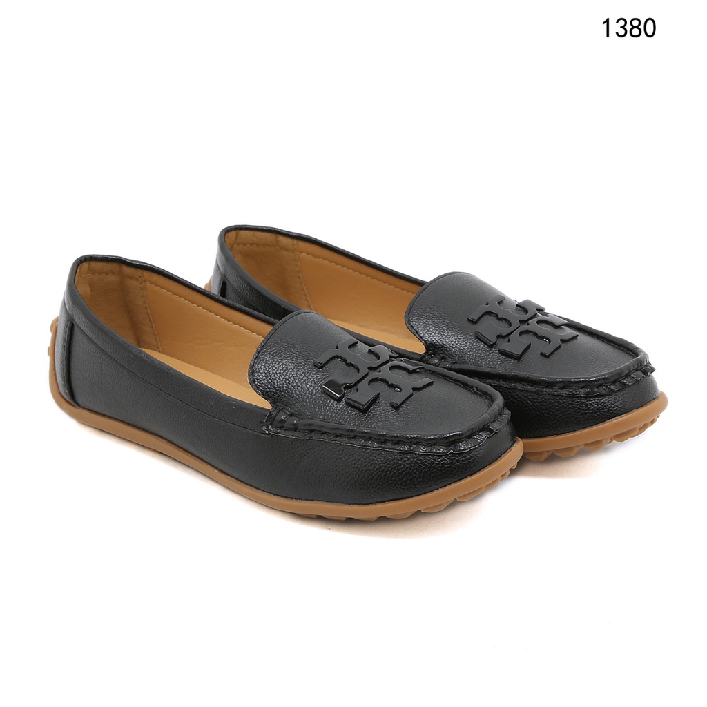 TB  1380 New Lowell Tumbled Leather Driver Moccasin Flats