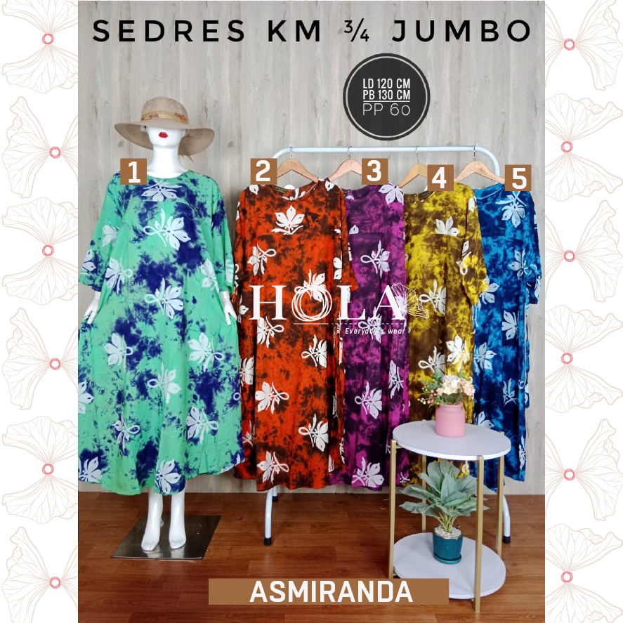 HOLA_FASH | SEKDRES KLOK JUMBO, GAMIS BATIK JUMBO, BATIK ASMIRANDA-PP60-FH-SASMR03