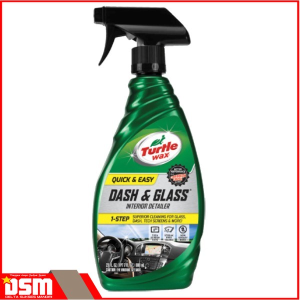 Turtle Wax Dash &amp; Glass Interior Detailer Pembersih Kaca Mobil Motor