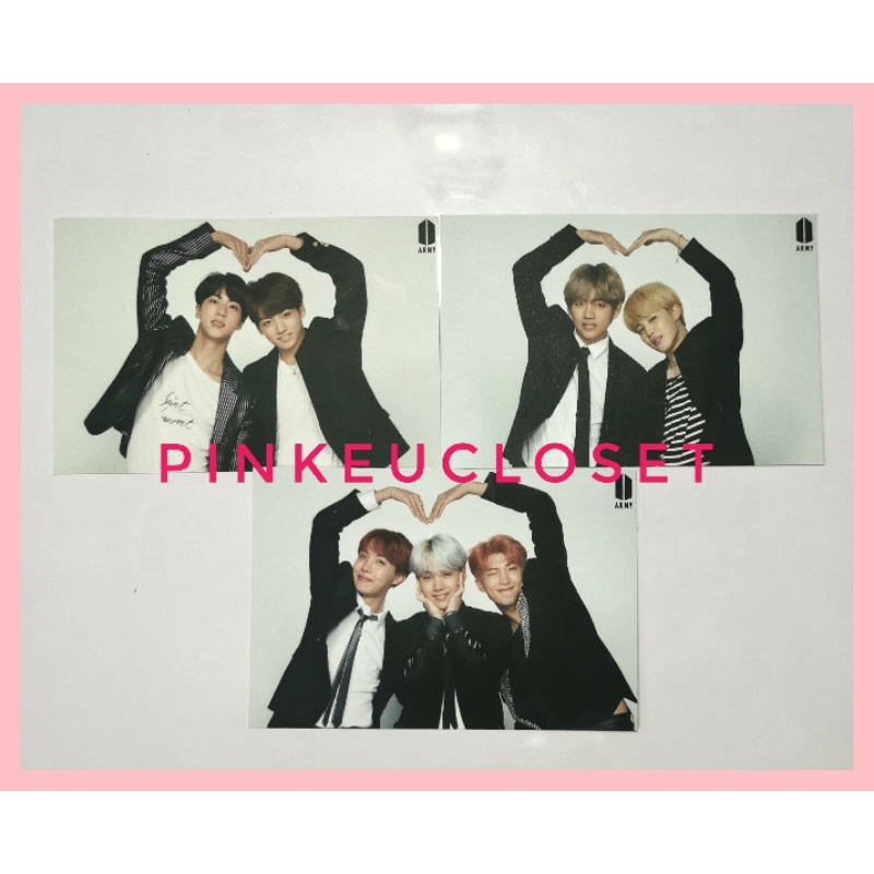 [READY RARE] SET 3PCS BTS ARMY BOOTH WINGS TOUR