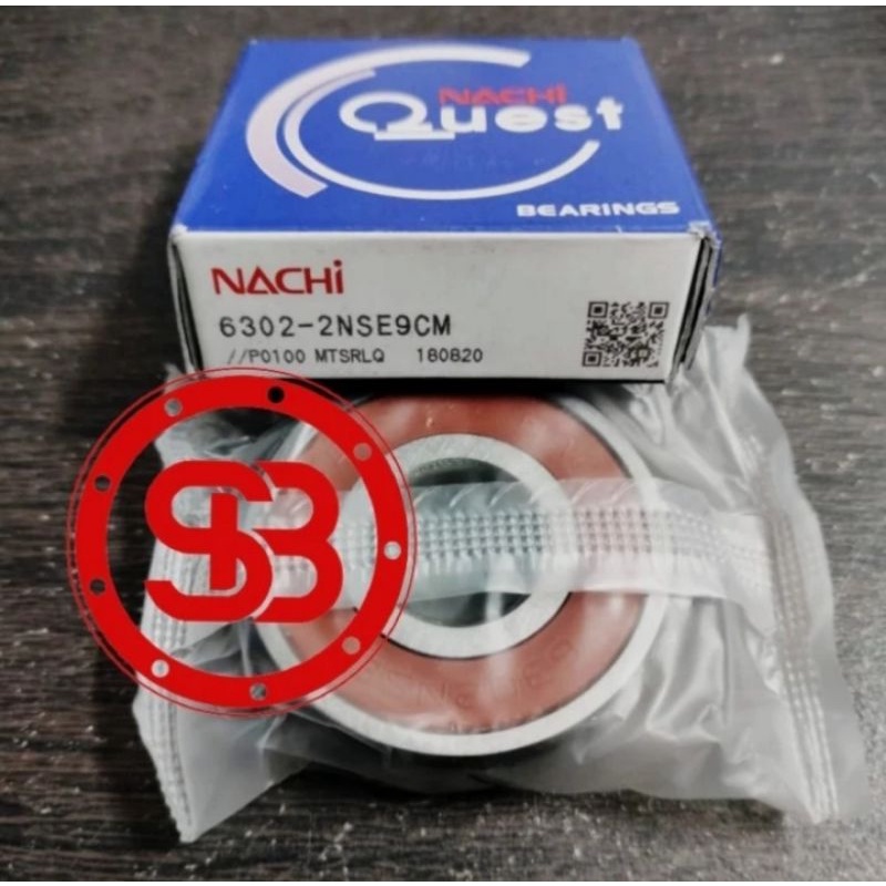 Bearing 6302 2RS / 6302 2NSE9 NACHI JAPAN ORIGINAL