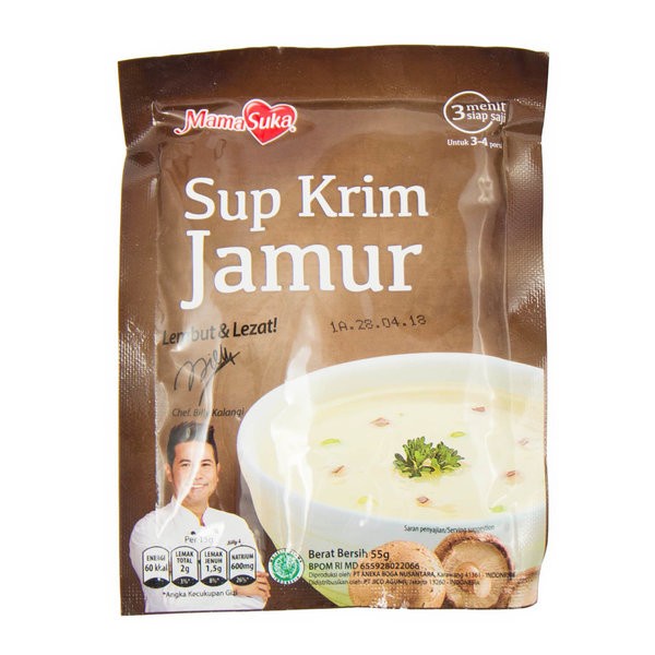 

Mamasuka Sup Krim Jamur 55Gr