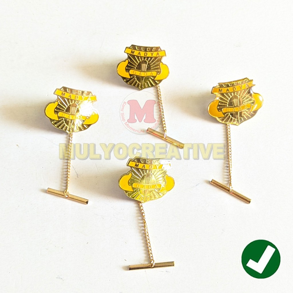 Pin Gada Madya Pengait Jambu Rantai Pin Kerah Atribut Satpam