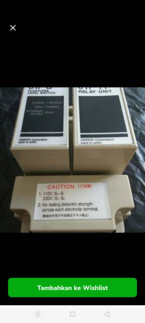 Floatless Water Level Control WLC 61F-G OMRON (1Tangki)