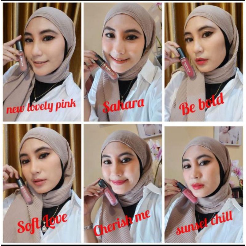 (Original dan Bayar Di Tempat) LIP CREAM MATTE/LIPSTIK HYPERMATTE/ TRANSFERPROOF/ LIPMATTE  by Natur