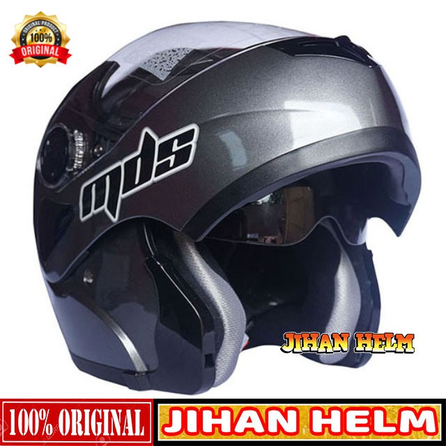 HELM / MDS / HELM MDS / HELM FULL FACE MDS PRO RIDER GREY TERMURAH