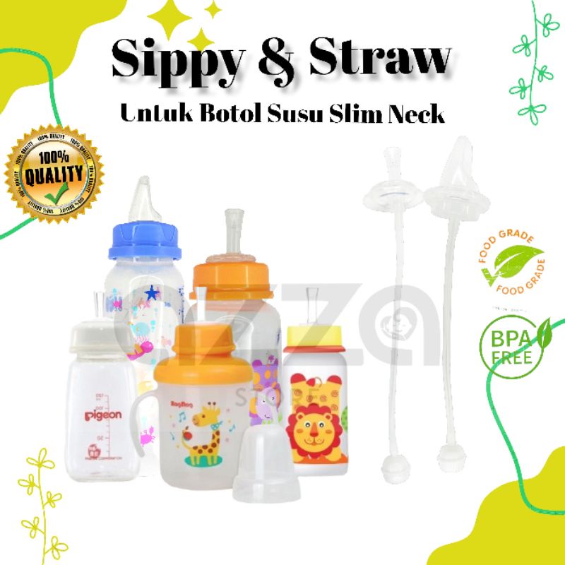 Sedotan Pengganti Dot untuk Pigeon Slim/Mag-mag Slim/Huki