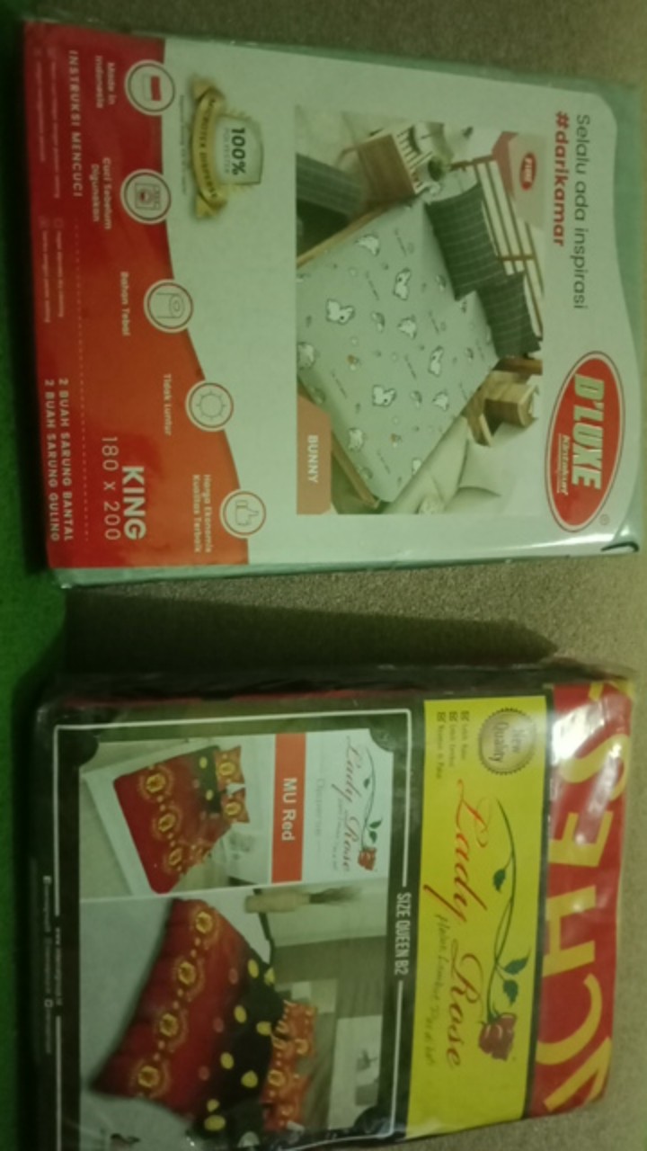 Sprei 180x200 / 160x200 Lady Rose Motif Persebaya - Ladyrose 180 160 King Queen - Bola Indonesia Sp