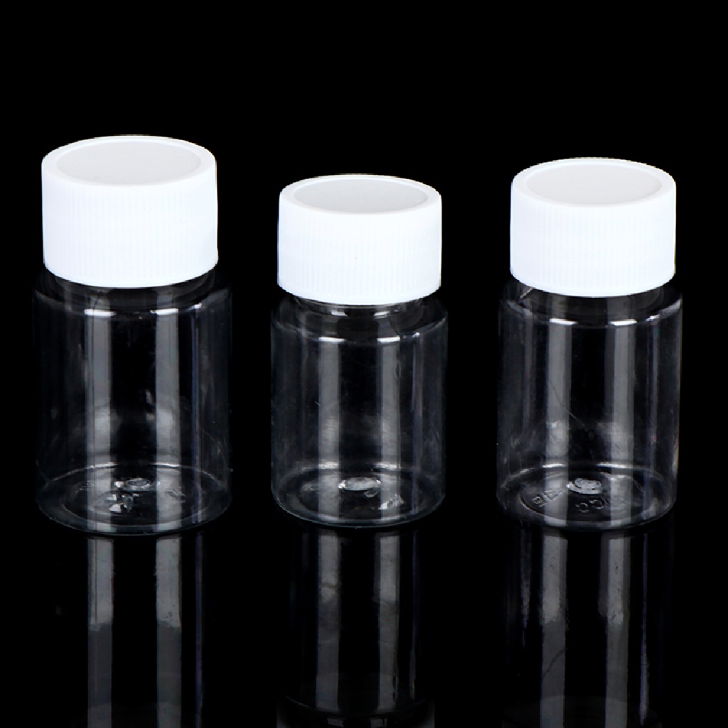 # Alat Rumah Tangga # Botol Kosong Bahan Plastik Ukuran 15 / 20 / 30 / 100ml Untuk Pil