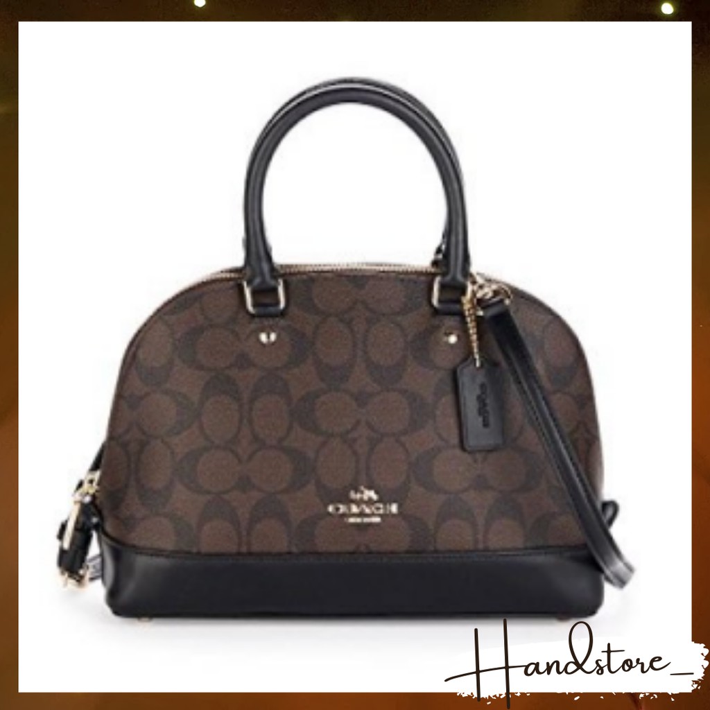 Coach Signature Mini Sierra Mahogany