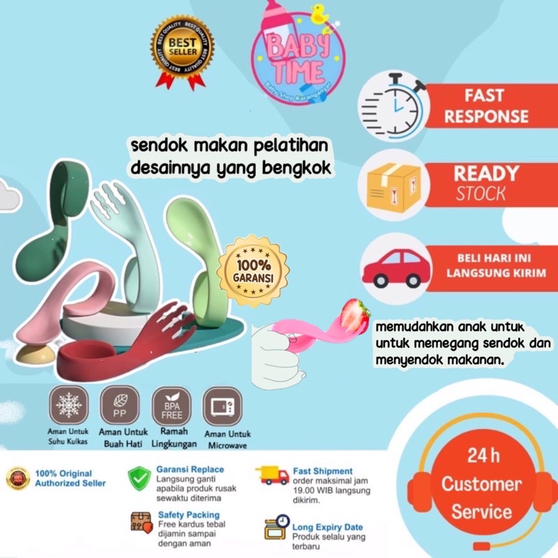 SET SENDOK GAPRU ANAK balita Model melengkung Terbaru | alat makan anak bayi balita | Peralatan Makan Unik Lucu untuk si kecil | Sendok Garpu Lucu untuk balita