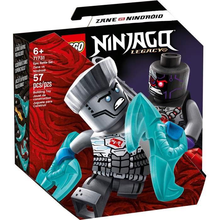 Lego 71731 Ninjago Epic Battle Set Zane vs Nindroid