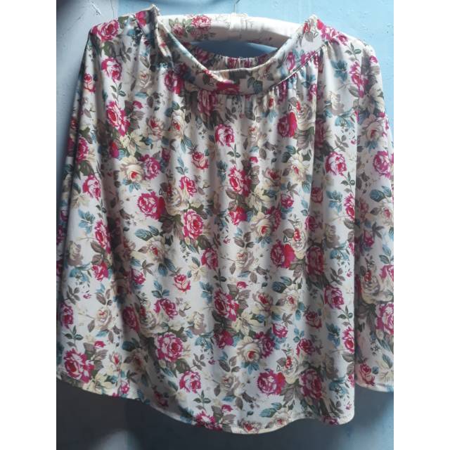 Rok Jersey motif Flower