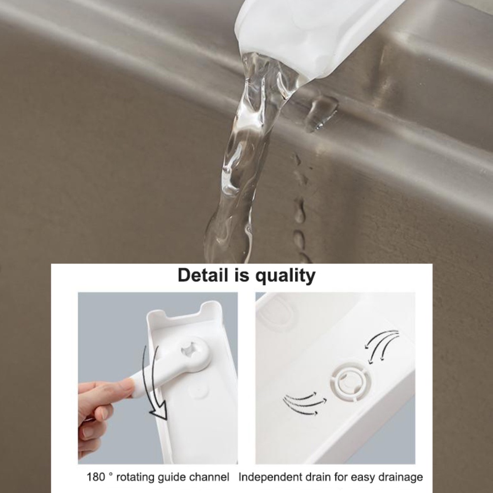 ღ Limbah Dapur Drain Ember Saringan Sup Filter Tempat Sampah Dapur Sisa Makanan Drain Penyimpanan Kotak Kering Basah Pemisahan Ember Penyimpanan organizer Dapur