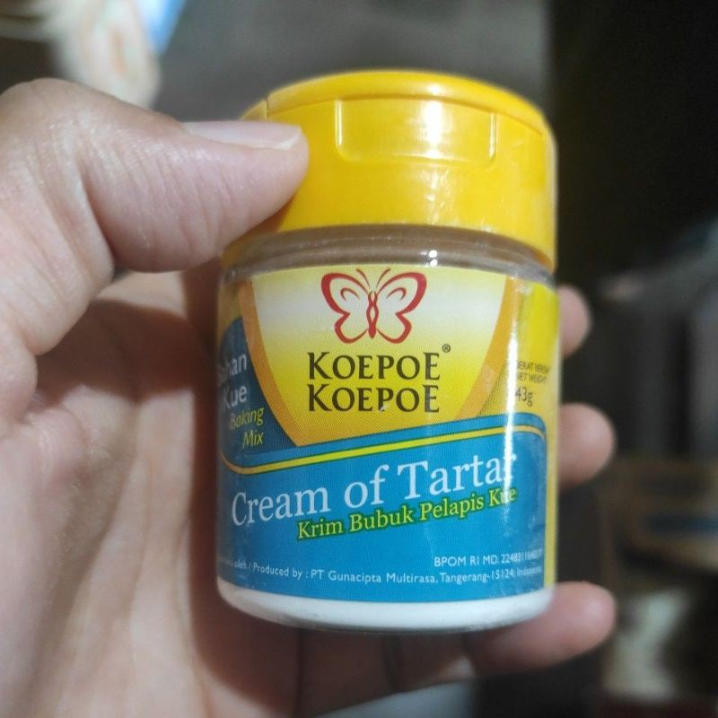 

Cream Of Tar Tar Koepoe Koepoe 43 gram