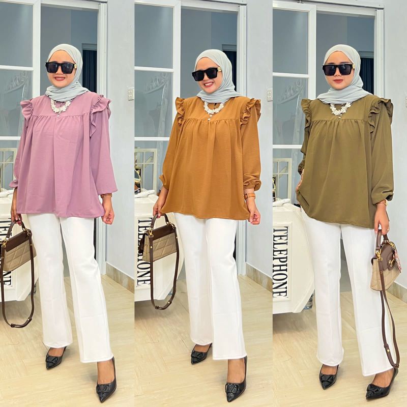 ATASAN WANITA KEKINIAN/FASHION HIJAB/FASHION KEKINIAN