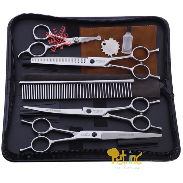 Pet scissor set (grooming sendiri dirumah)