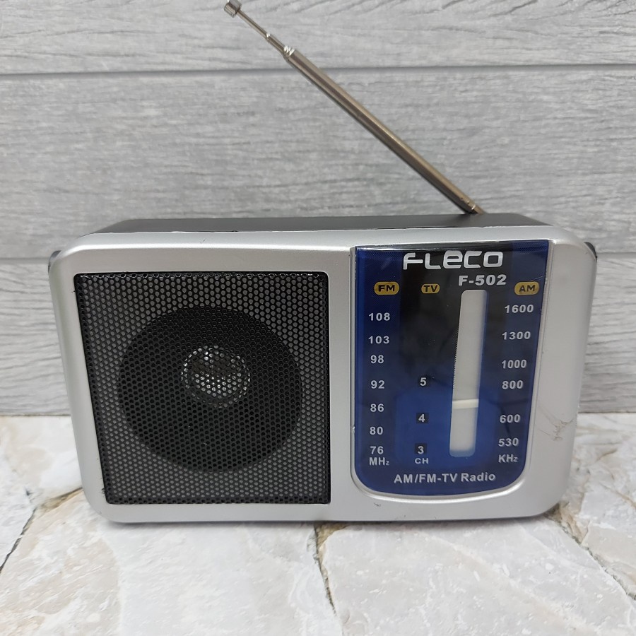 COD RADIO FLECO 2 BAND FM/MW AC F-502 / RADIO FLECO F-502 FM/MW 2 BAND RADIO HIGH SENSITIVITY RECEIVER SUPER SOUND