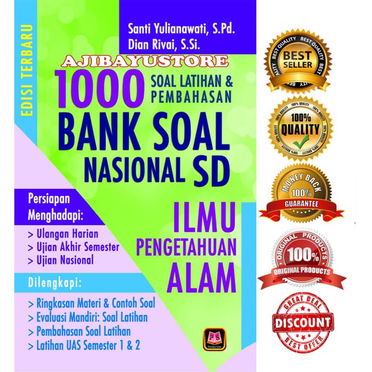 Bank Soal Nasional Sd Ilmu Pengetahuan Alam Ipa 1000 Soal Latihan Bk1016 Shopee Indonesia