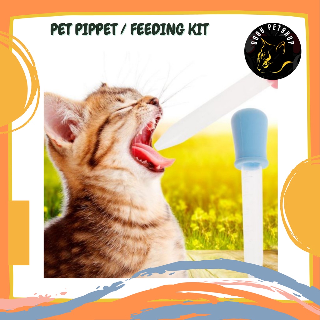 Pet pipet  karet untuk anjing &amp; kucing feeding kit 15