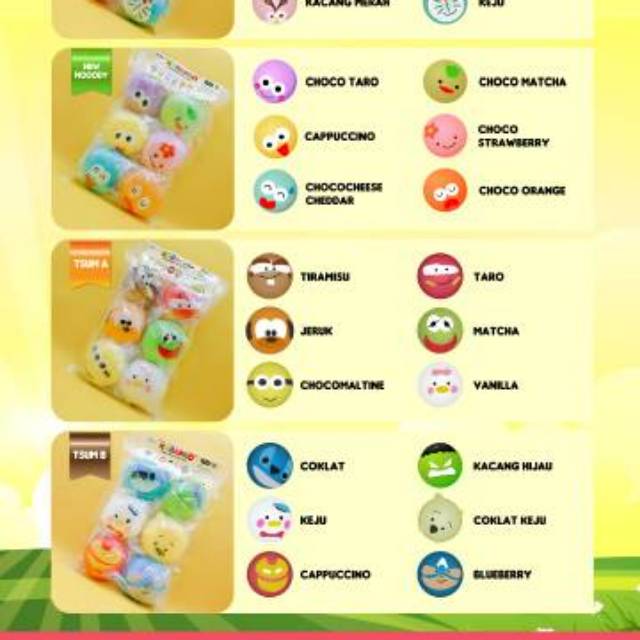 

Bakpao Karakter isi 6 pcs walt disney (Ecopack)