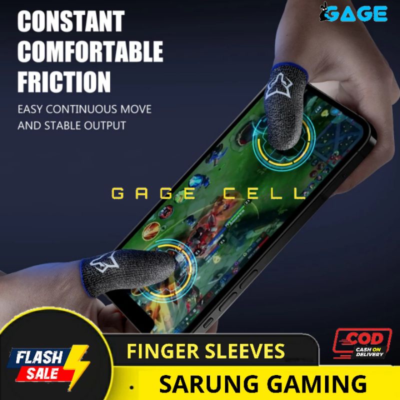 COD - SARAFOX Sarung Tangan Jempol Game Anti Keringat Basah Premium