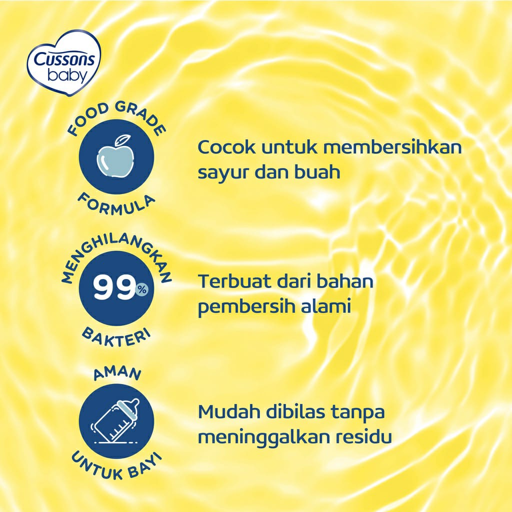 Cussons Baby Liquid Cleanser - Pembersih Perlengkapan Bayi