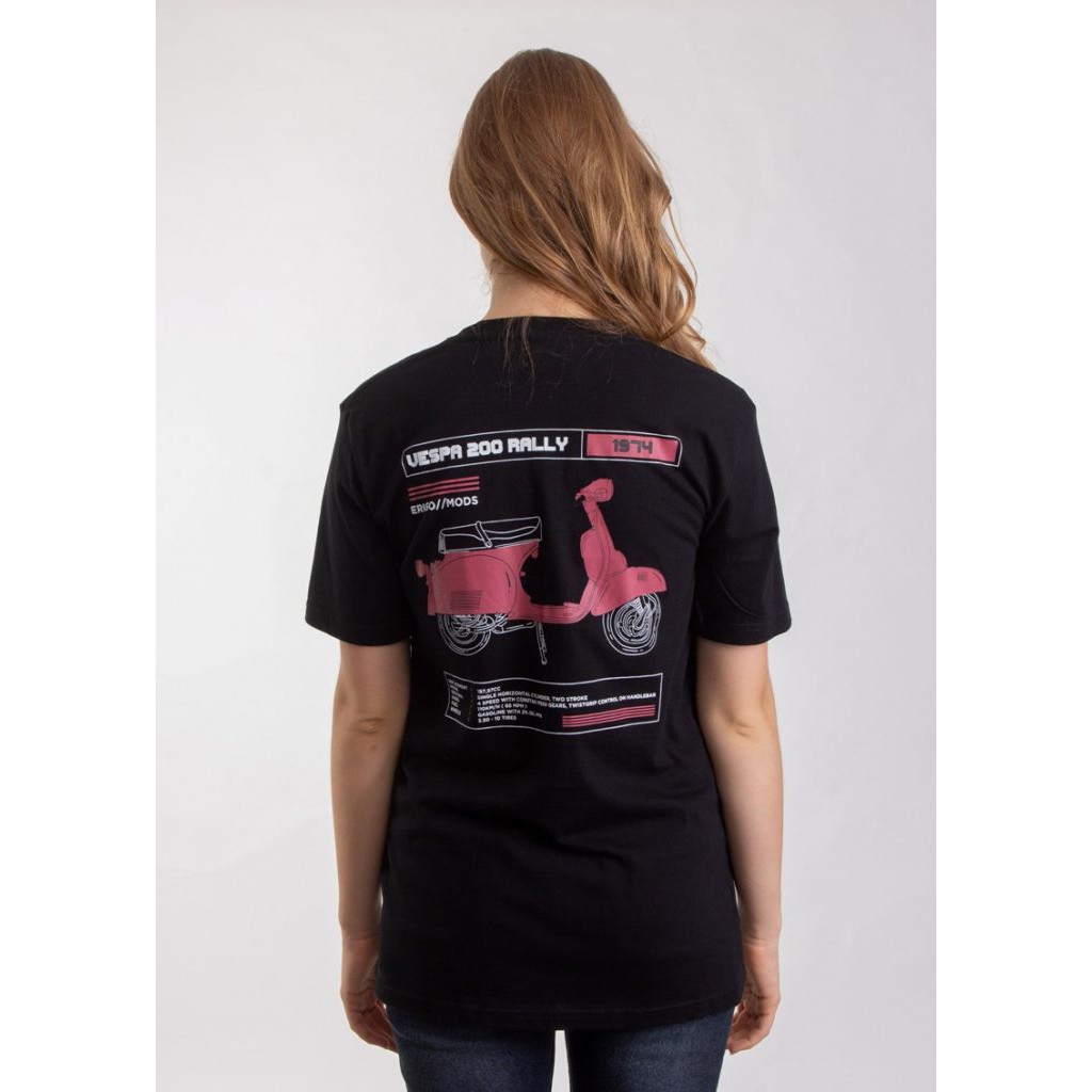 

Erigo T-shirt Vespa 200 Rally Black