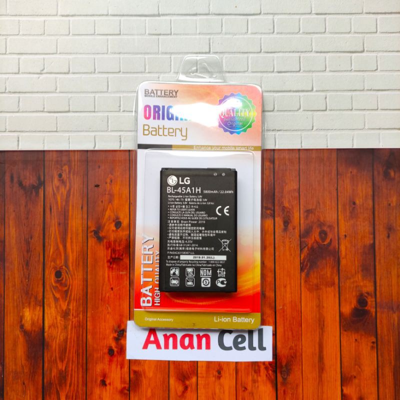 Baterai batre LG K10 4G BL-45A1H / Battery batre LG BL45A1H BL 45A1H/ Batre LG K10 4G