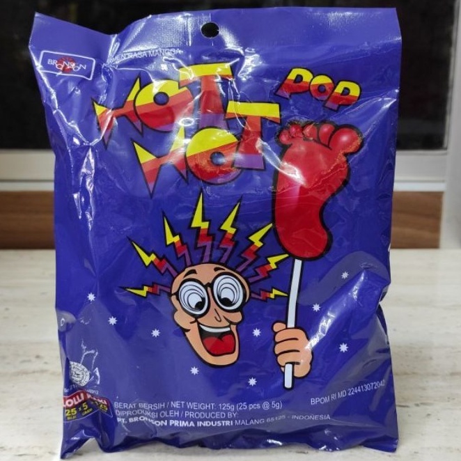 

HOT HOT POP (PERMEN KAKI) ISI 25 PCS