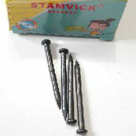 Paku Tembok 1-1/2&quot; / Paku Beton Hitam Harga Per Kotak (D4198)