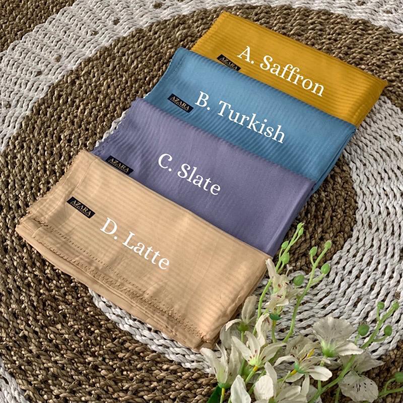 HIJAB SEGI EMPAT 4 JUMBO MOTIF MILANO STRIPE LIRIS POLOS JILBAB SATIN AZARA BKN MASKER INSTAN UMAMA