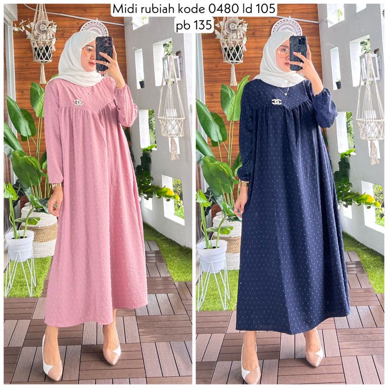 MIDI DRESS RUBIAH 0480