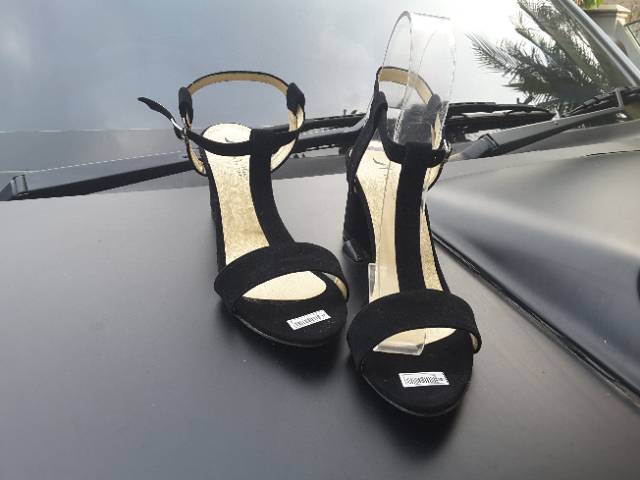 HOT PROMOO HIGH HEELS PD313 HITAM (REALPICT GESER)