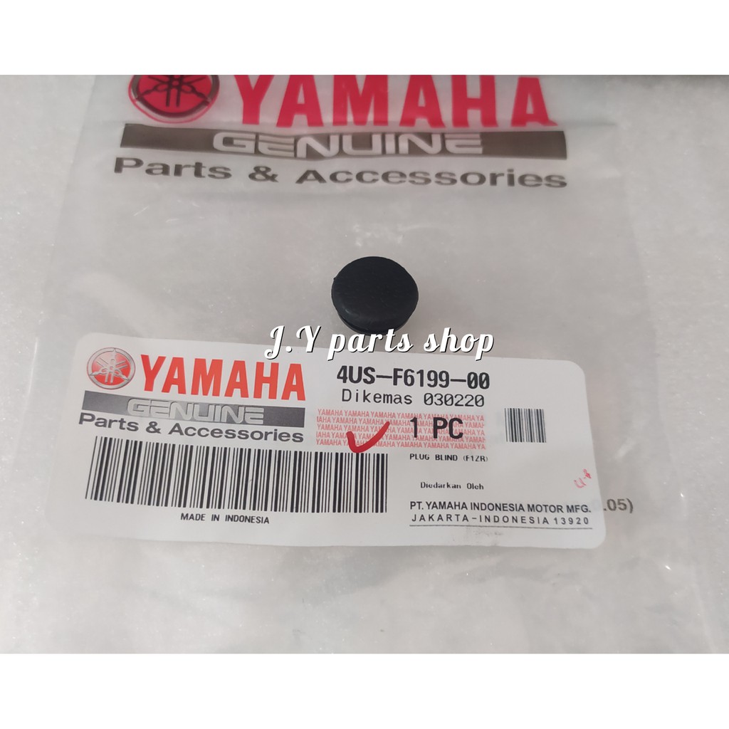 PLUG BLIND KARET TUTUP COVER BATOK KEPALA STANG BELAKANG XEON KARBU ORIGINAL YGP 4US-F6199-00