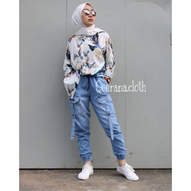 TERBARU.. JOGER JEANS QEERANA.CLOTH 100% ORIGINAL
