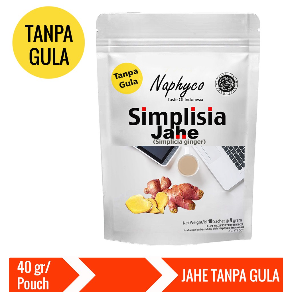 

Naphyco Simplisia Jahe / tanpa gula / jamu herbal / 40gr