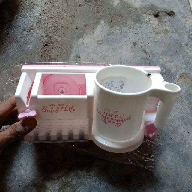 D454 Tempat Sikat Gigi Rak Kamar Mandi Rak Toilet Rak Dinding Rak Tempel Rak Serbaguna Holder Sikat