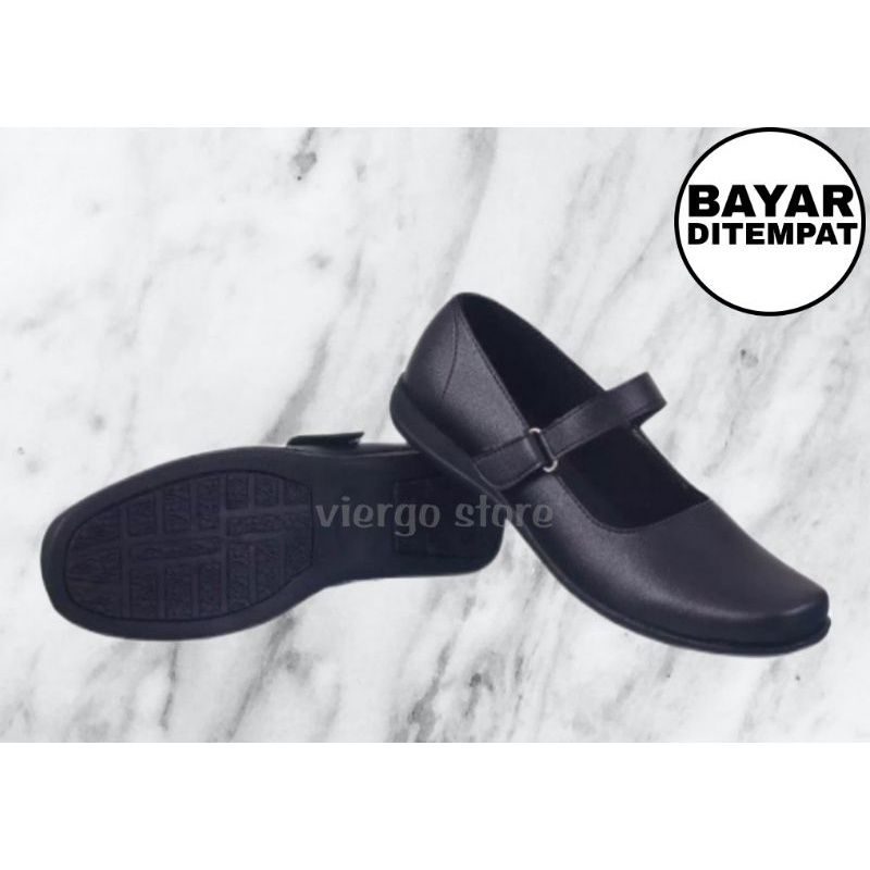 Sepatu Fantofel Wanita / Sepatu Paskibra Tanpa Hak