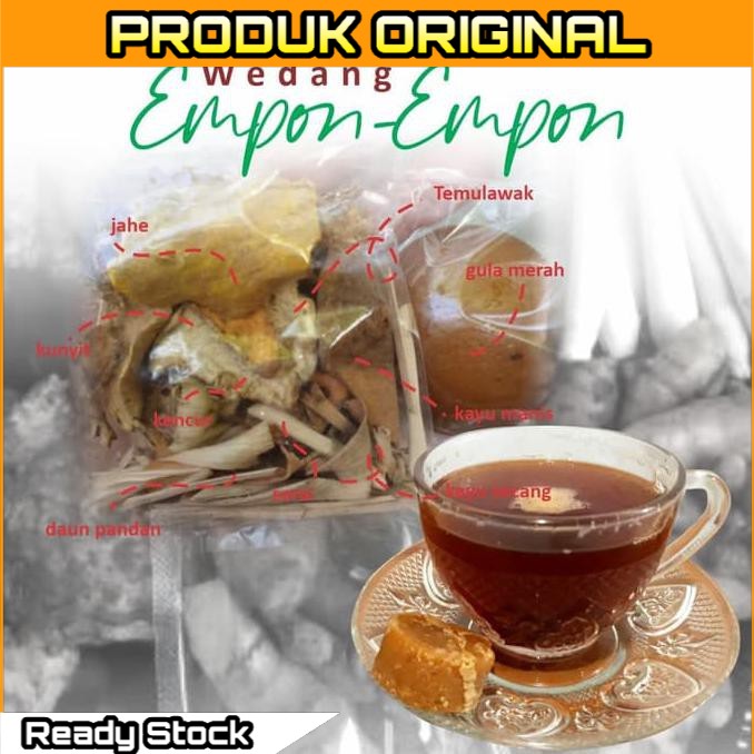 

Wedang Empon Empon Gula Jawa Minuman Tradisional Isi 10Pcs - Wedang Empon