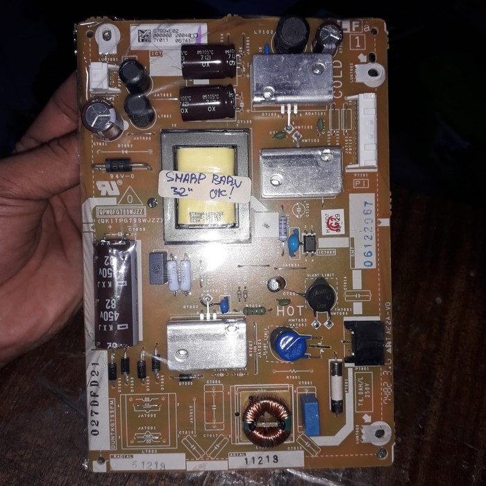 POWER SUPPLY TV SHARP LC-32SA41011 - PSU TV SHARP 32SA41011