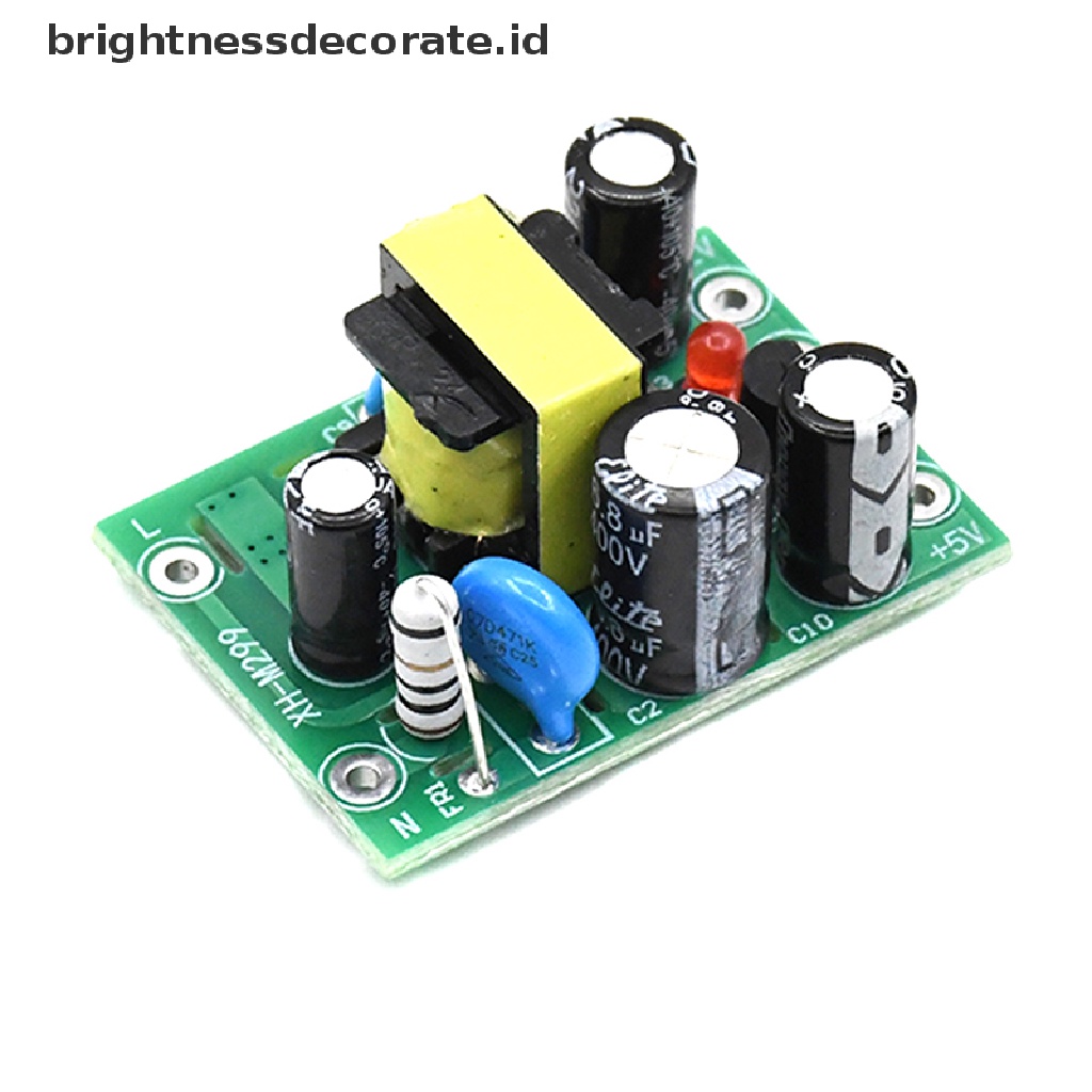 Papan Modul Konverter Mini Ac110V 220v Ke Dc 12v 0.2a + 5v