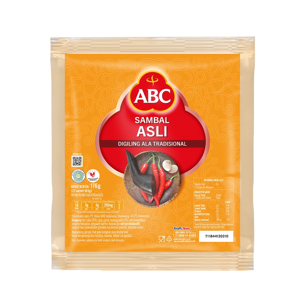 

Abc Saus Sambal 22 X 8 G - Multi Pa 10 Pcs