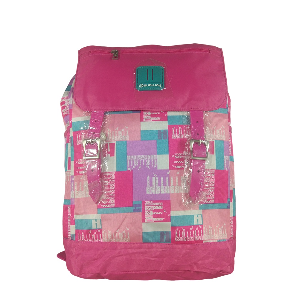 Subway Tas Ransel Cewek Backpack Punggung Pink