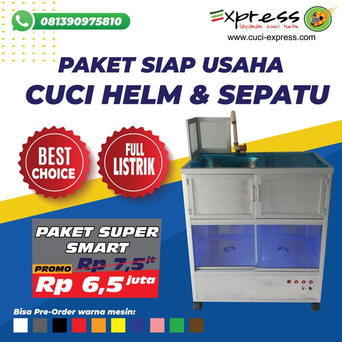 Paket Usaha Mesin Pengering Cuci Helm dan Sepatu Express Super Smart D