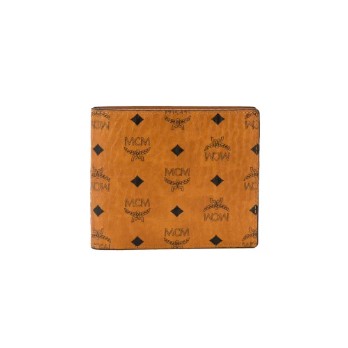 MCM Wallet Monogram Cognac (8 Cards) 100% Authentic - IM76