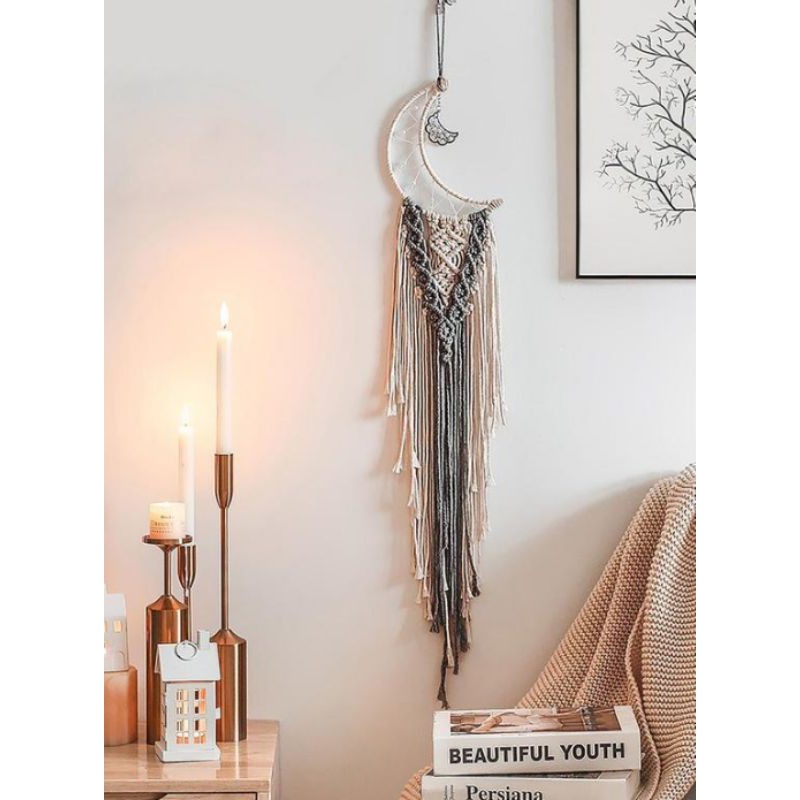 READY STOK) macrame hiasan dinding dream catcher / macrame wall hanging(HD 134)