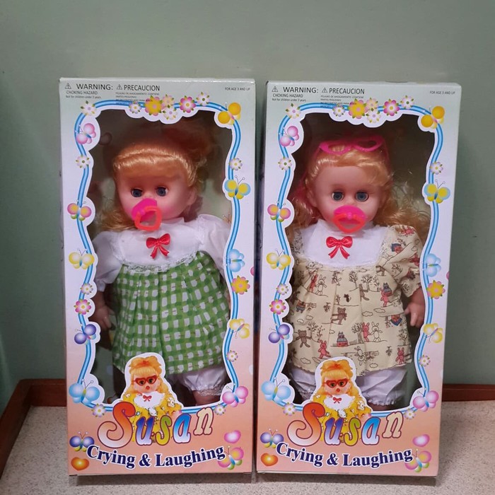 Boneka Susan Crying And Laughing - Boneka Susan Tertawa dan Menangis